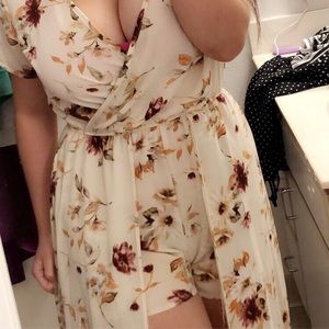 Francesca’s romper with high skirt.